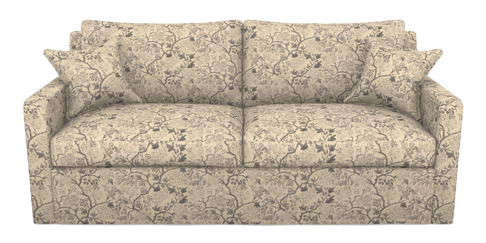 Product photograph of Stopham Sofa Bed 3 Seater Sofa Bed In Rhs Collection - Gertrude Jekyll Linen Cotton Blend - Grey from Sofas and Stuff Limited