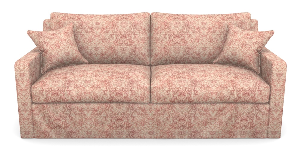 Product photograph of Stopham Sofa Bed 3 Seater Sofa Bed In Grace Linen - Brick from Sofas and Stuff Limited