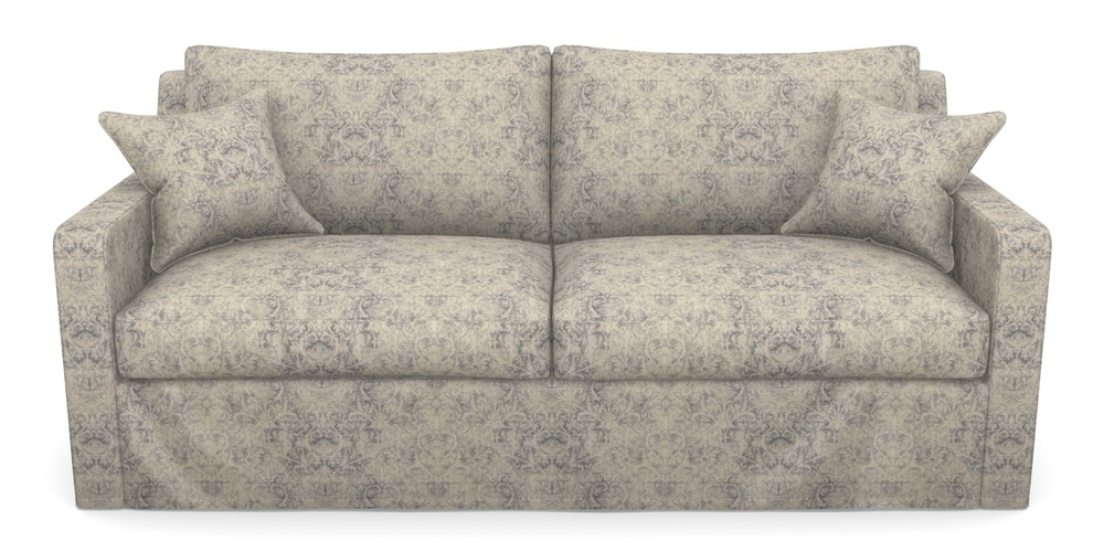 Product photograph of Stopham Sofa Bed 3 Seater Sofa Bed In Grace Linen - Sapphire from Sofas and Stuff Limited