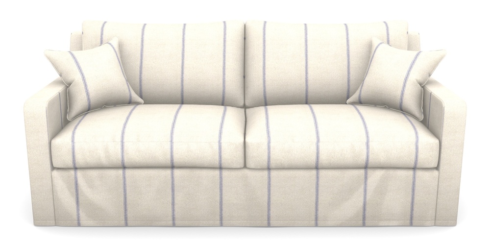 Product photograph of Stopham Sofa Bed 3 Seater Sofa Bed In Grain Sack Stripe - Blue from Sofas and Stuff Limited