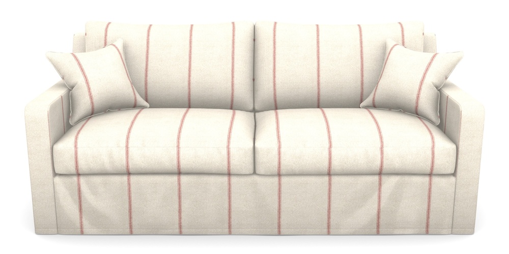 Product photograph of Stopham Sofa Bed 3 Seater Sofa Bed In Grain Sack Stripe - Red from Sofas and Stuff Limited