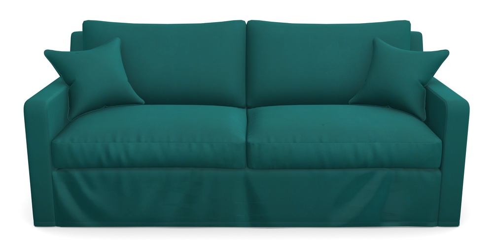 Product photograph of Stopham Sofa Bed 3 Seater Sofa Bed In House Clever Velvet - Teal from Sofas and Stuff Limited