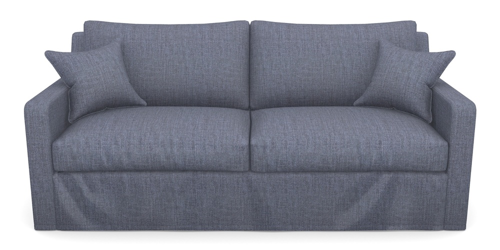 Product photograph of Stopham Sofa Bed 3 Seater Sofa Bed In House Plain - Denim from Sofas and Stuff Limited