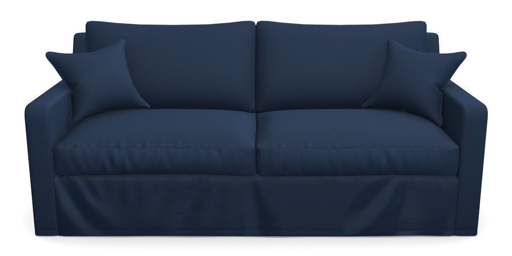 Product photograph of Stopham Sofa Bed 3 Seater Sofa Bed In House Velvet - Indigo from Sofas and Stuff Limited