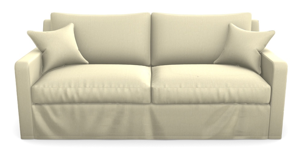 Product photograph of Stopham Sofa Bed 3 Seater Sofa Bed In House Velvet - Latte from Sofas and Stuff Limited