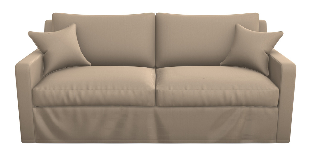 Product photograph of Stopham Sofa Bed 3 Seater Sofa Bed In House Velvet - Linen from Sofas and Stuff Limited