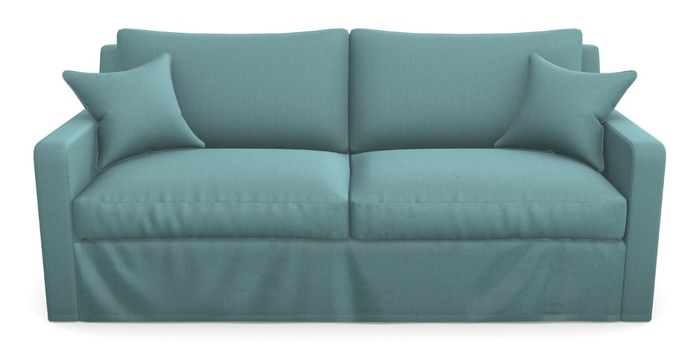 Product photograph of Stopham Sofa Bed 3 Seater Sofa Bed In House Velvet - Wedgewood from Sofas and Stuff Limited