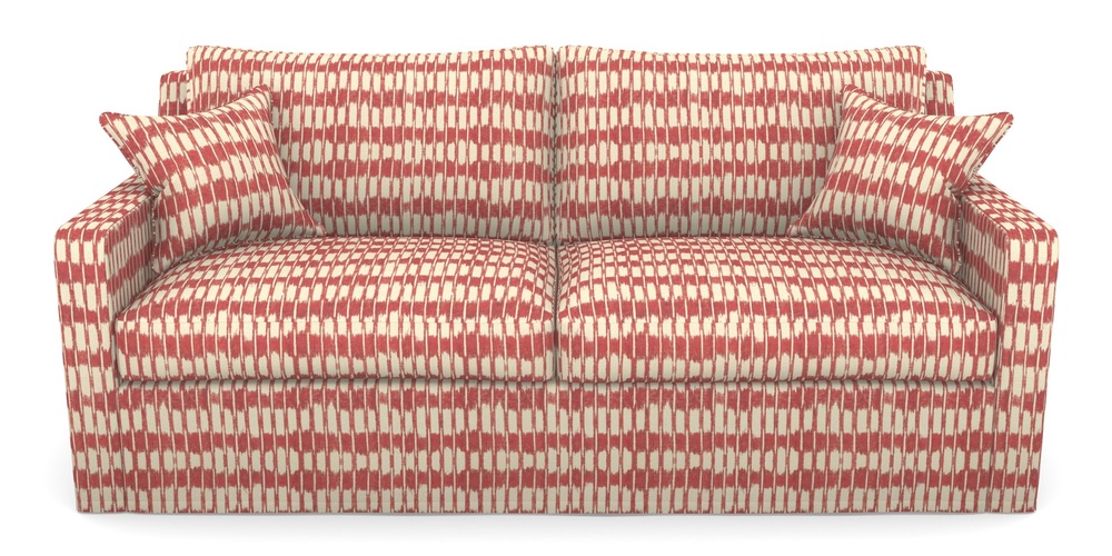 Product photograph of Stopham Sofa Bed 3 Seater Sofa Bed In V A Brompton Collection - Ikat - Chilli from Sofas and Stuff Limited