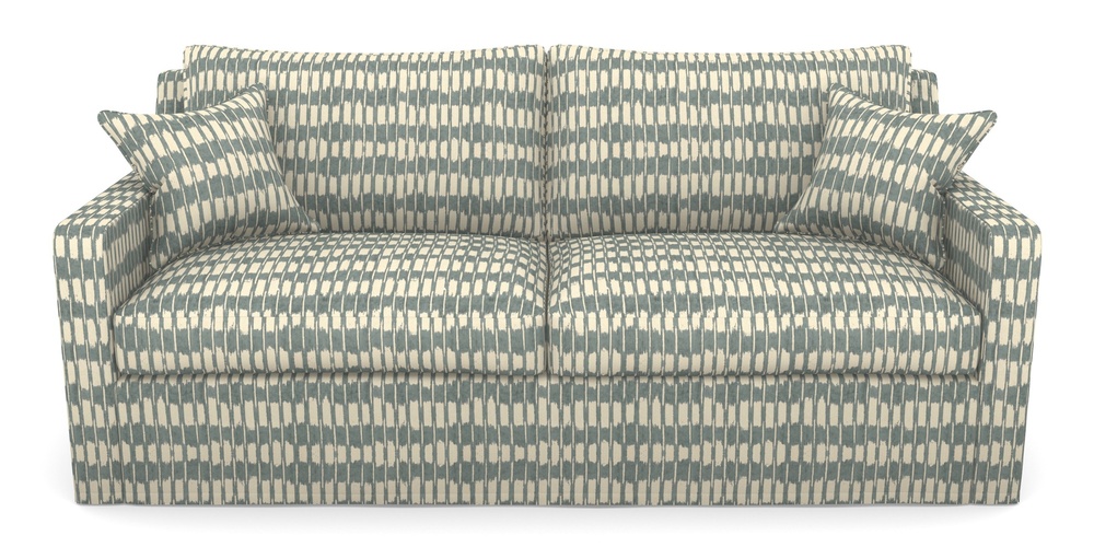 Product photograph of Stopham Sofa Bed 3 Seater Sofa Bed In V A Brompton Collection - Ikat - Pebble from Sofas and Stuff Limited