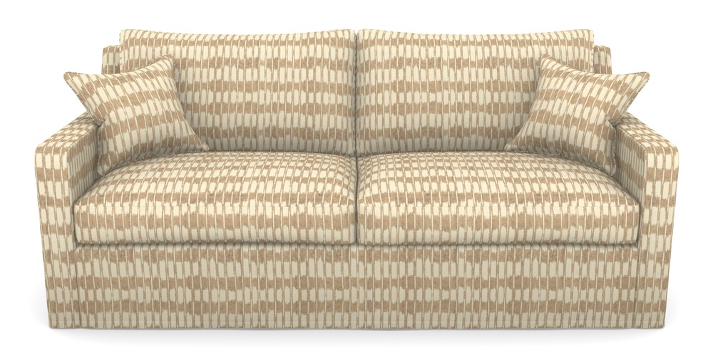 Product photograph of Stopham Sofa Bed 3 Seater Sofa Bed In V A Brompton Collection - Ikat - Assam Tea from Sofas and Stuff Limited