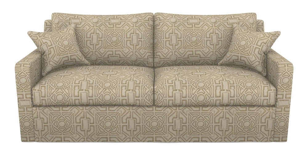 Product photograph of Stopham Sofa Bed 3 Seater Sofa Bed In Rhs Collection - Large Knot Garden Linen - Gold from Sofas and Stuff Limited