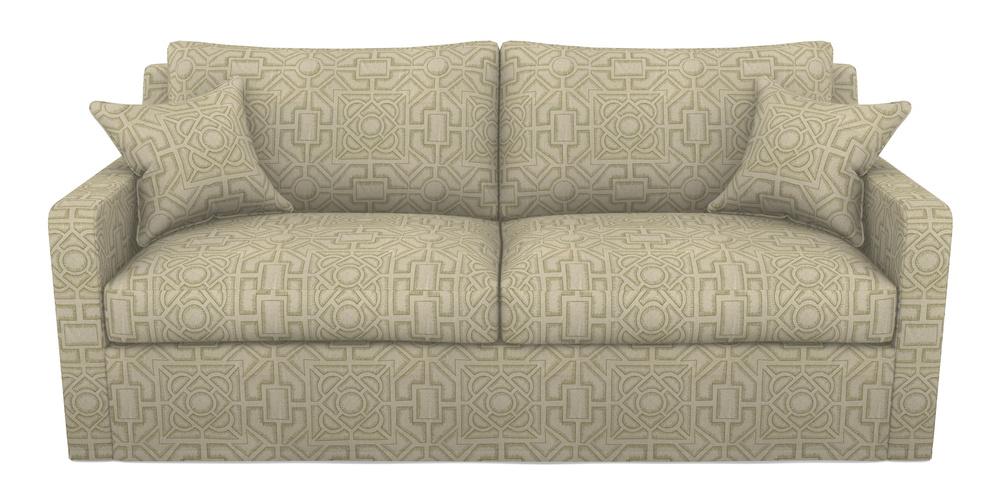 Product photograph of Stopham Sofa Bed 3 Seater Sofa Bed In Rhs Collection - Large Knot Garden Linen - Olive from Sofas and Stuff Limited