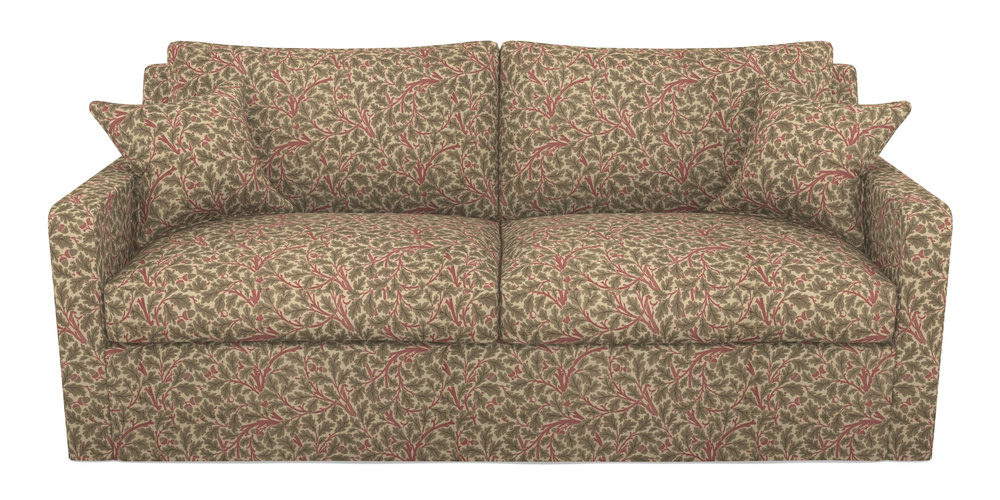 Product photograph of Stopham Sofa Bed 3 Seater Sofa Bed In V A Drawn From Nature Collection - Oak Tree - Red from Sofas and Stuff Limited