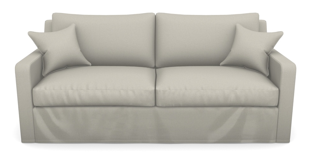 Product photograph of Stopham Sofa Bed 3 Seater Sofa Bed In Plain Linen Cotton - Baby Elephant from Sofas and Stuff Limited