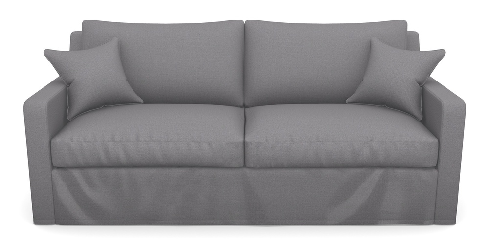 Product photograph of Stopham Sofa Bed 3 Seater Sofa Bed In Plain Linen Cotton - Thor from Sofas and Stuff Limited