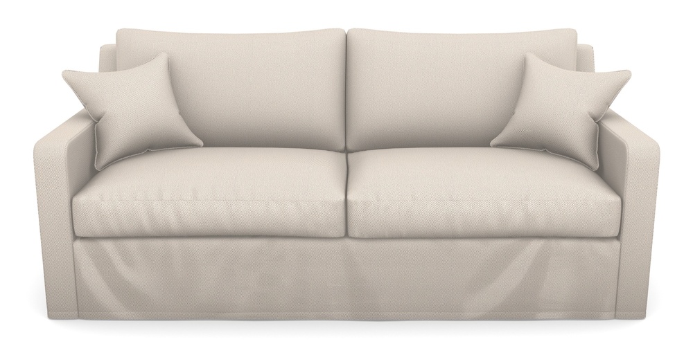 Product photograph of Stopham Sofa Bed 3 Seater Sofa Bed In Two Tone Plain - Biscuit from Sofas and Stuff Limited