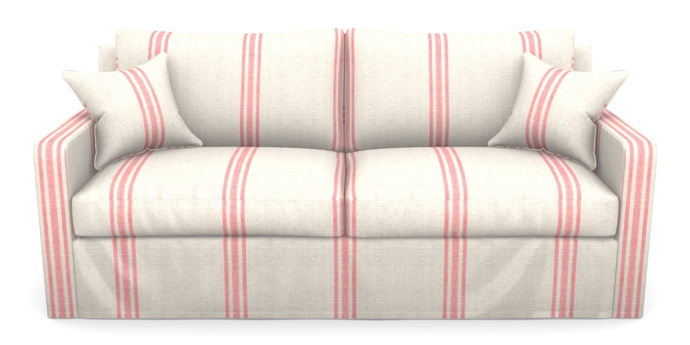 Product photograph of Stopham Sofa Bed 3 Seater Sofa Bed In Walloon Linen - Red from Sofas and Stuff Limited
