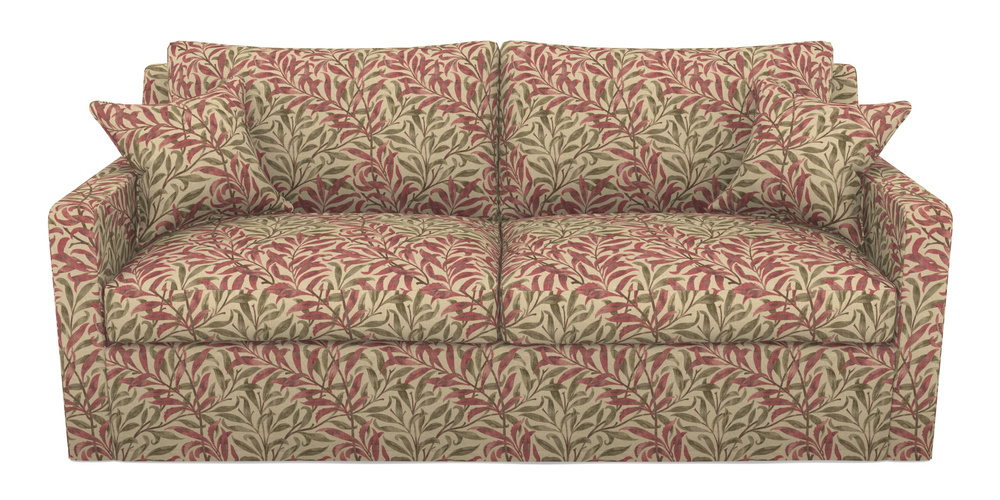 Product photograph of Stopham Sofa Bed 3 Seater Sofa Bed In V A Drawn From Nature - Willow Bough Large - Red from Sofas and Stuff Limited