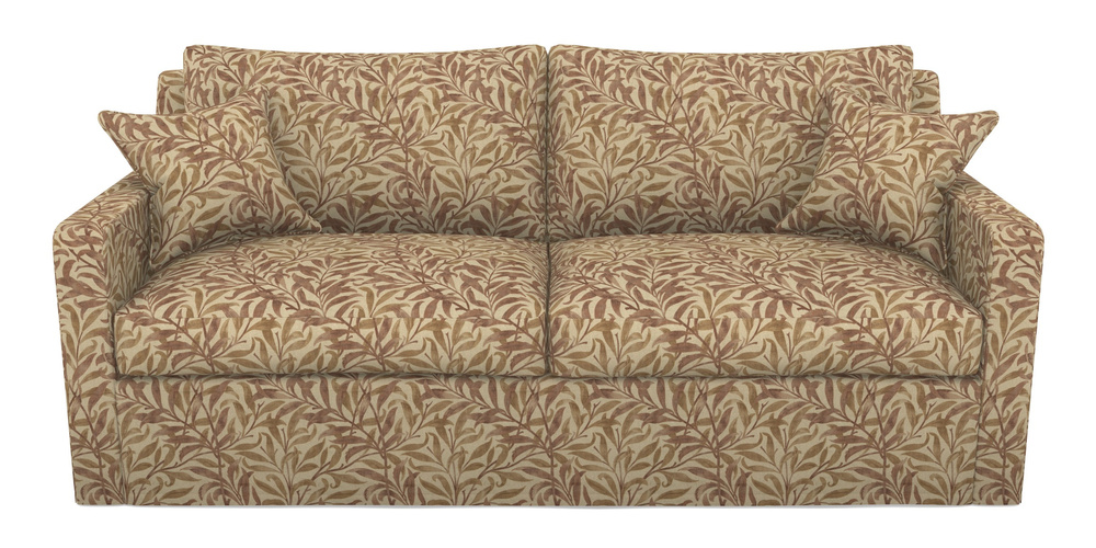 Product photograph of Stopham Sofa Bed 3 Seater Sofa Bed In V A Drawn From Nature - Willow Bough Large - Terracotta from Sofas and Stuff Limited