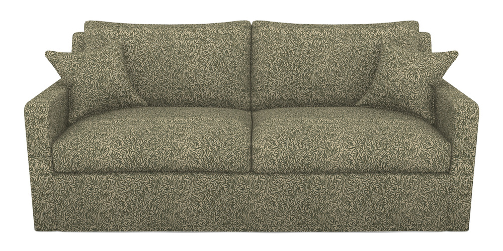 Product photograph of Stopham Sofa Bed 3 Seater Sofa Bed In V A Drawn From Nature Collection - Willow - Dark Green from Sofas and Stuff Limited