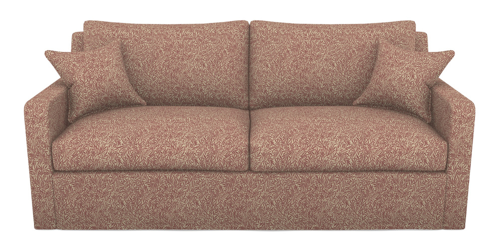 Product photograph of Stopham Sofa Bed 3 Seater Sofa Bed In V A Drawn From Nature Collection - Willow - Red from Sofas and Stuff Limited