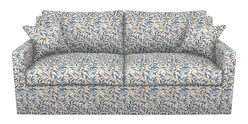 Product photograph of Stopham Sofa Bed 3 Seater Sofa Bed In William Morris Collection - Willow Boughs - Woad from Sofas and Stuff Limited