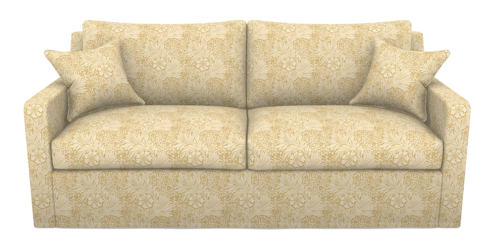Product photograph of Stopham Sofa Bed 3 Seater Sofa Bed In William Morris Collection - Marigold - Lichen Cowslip from Sofas and Stuff Limited