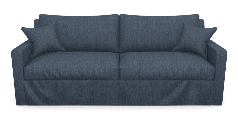 Product photograph of Stopham Sofa Bed 4 Seater Sofa Bed In Aqua Clean Tenby - Navy from Sofas and Stuff Limited