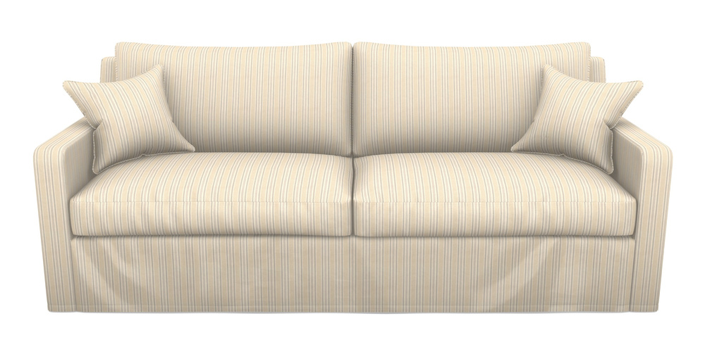 Product photograph of Stopham Sofa Bed 4 Seater Sofa Bed In Cloth 22 - Racing Stripes Ayr - Dove from Sofas and Stuff Limited