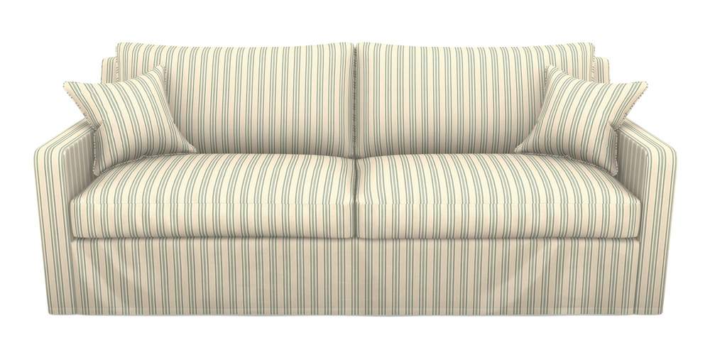 Product photograph of Stopham Sofa Bed 4 Seater Sofa Bed In Cloth 22 - Racing Stripes Ayr - Mint from Sofas and Stuff Limited