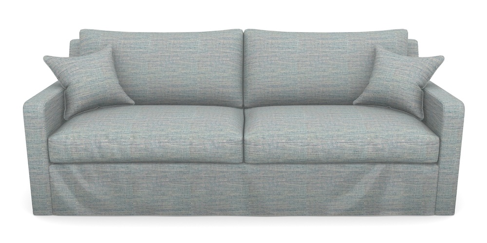 Product photograph of Stopham Sofa Bed 4 Seater Sofa Bed In Basket Weave - Blue from Sofas and Stuff Limited