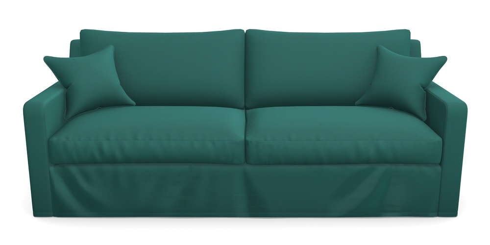 Product photograph of Stopham Sofa Bed 4 Seater Sofa Bed In Clever Glossy Velvet - Kingfisher from Sofas and Stuff Limited