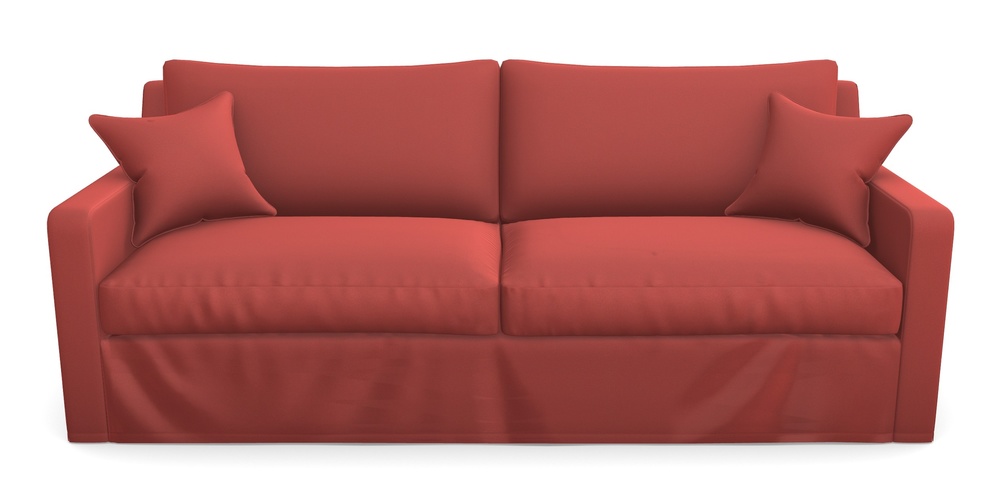 Product photograph of Stopham Sofa Bed 4 Seater Sofa Bed In Clever Glossy Velvet - Scorched Earth from Sofas and Stuff Limited