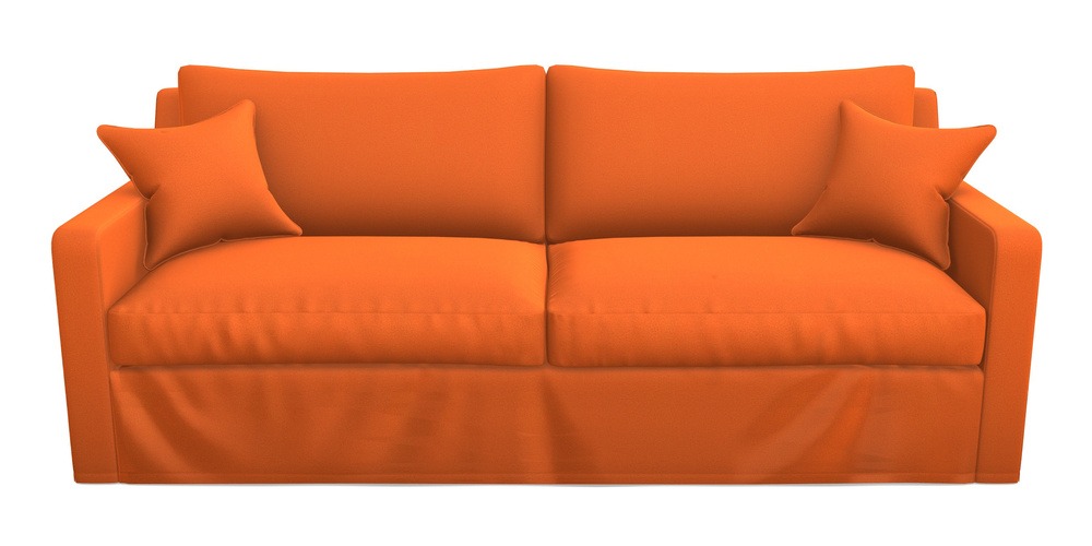 Product photograph of Stopham Sofa Bed 4 Seater Sofa Bed In Clever Glossy Velvet - Seville from Sofas and Stuff Limited