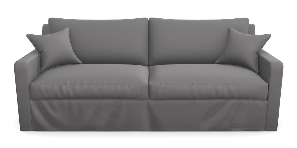 Product photograph of Stopham Sofa Bed 4 Seater Sofa Bed In Clever Glossy Velvet - Shadow from Sofas and Stuff Limited