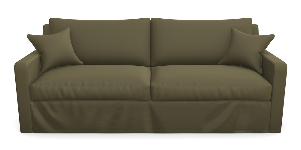 Product photograph of Stopham Sofa Bed 4 Seater Sofa Bed In Clever Glossy Velvet - Sherwood from Sofas and Stuff Limited