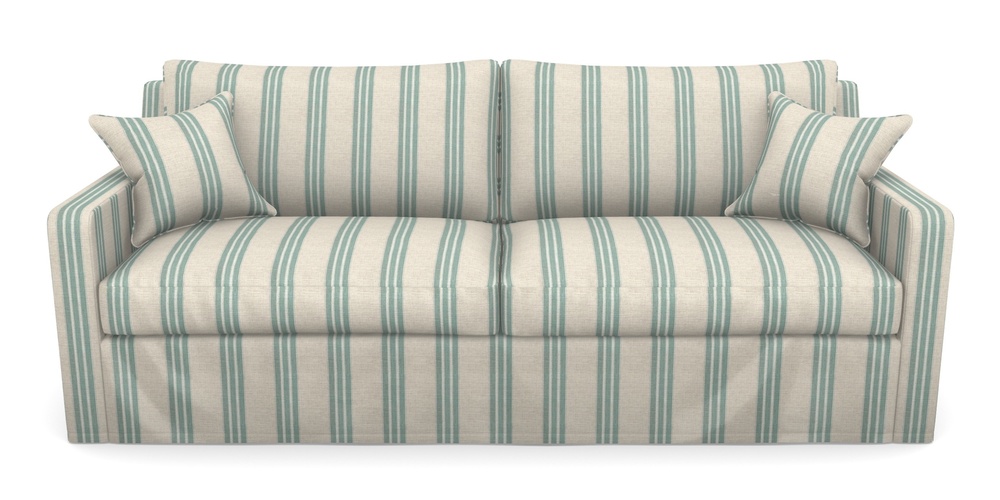 Product photograph of Stopham Sofa Bed 4 Seater Sofa Bed In Cloth 18 Stripes - Bengal - Basil from Sofas and Stuff Limited