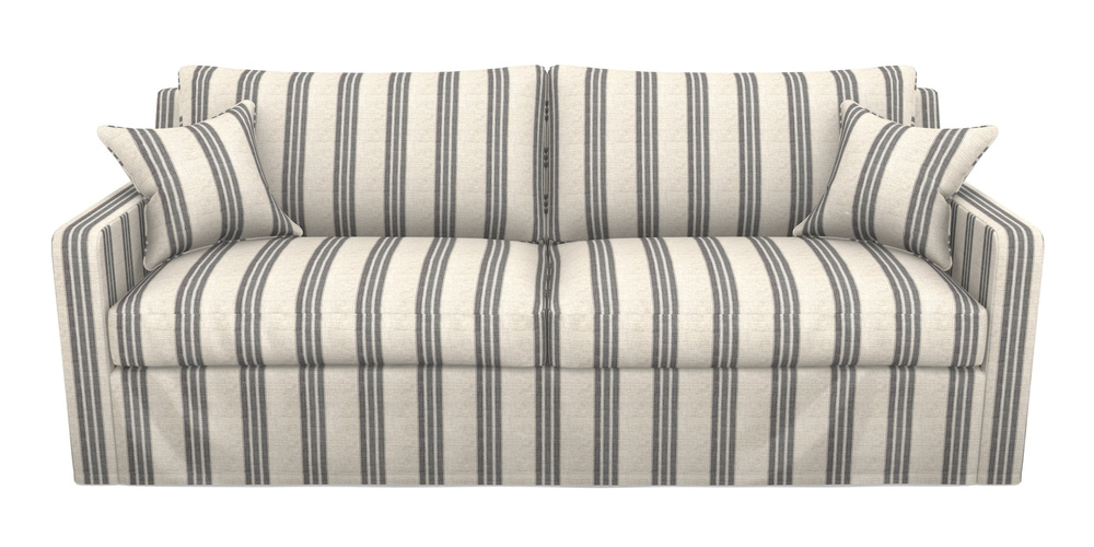 Product photograph of Stopham Sofa Bed 4 Seater Sofa Bed In Cloth 18 Stripes - Bengal - Bible Black from Sofas and Stuff Limited