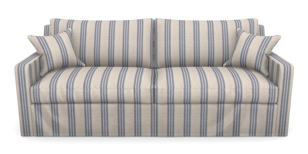 Product photograph of Stopham Sofa Bed 4 Seater Sofa Bed In Cloth 18 Stripes - Bengal - Indigo from Sofas and Stuff Limited