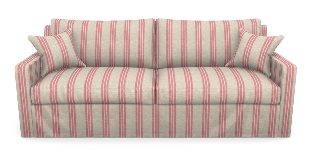 Product photograph of Stopham Sofa Bed 4 Seater Sofa Bed In Cloth 18 Stripes - Bengal - Cranberry from Sofas and Stuff Limited