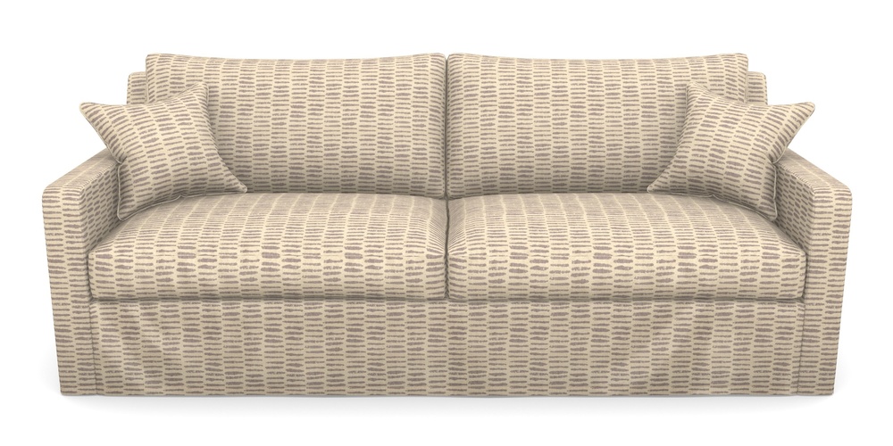 Product photograph of Stopham Sofa Bed 4 Seater Sofa Bed In Cloth 18 - Daub - Berry from Sofas and Stuff Limited