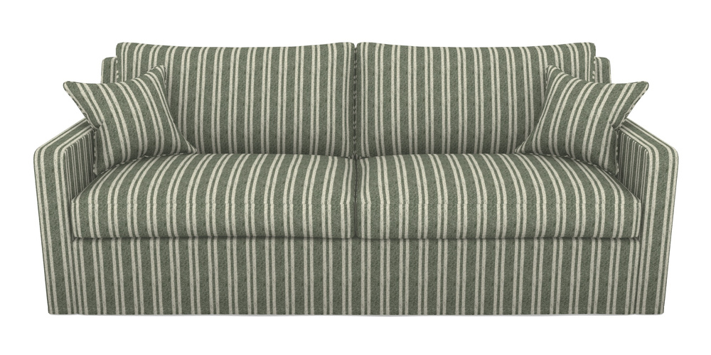 Product photograph of Stopham Sofa Bed 4 Seater Sofa Bed In Cloth 22 - Barcode - Courgette from Sofas and Stuff Limited