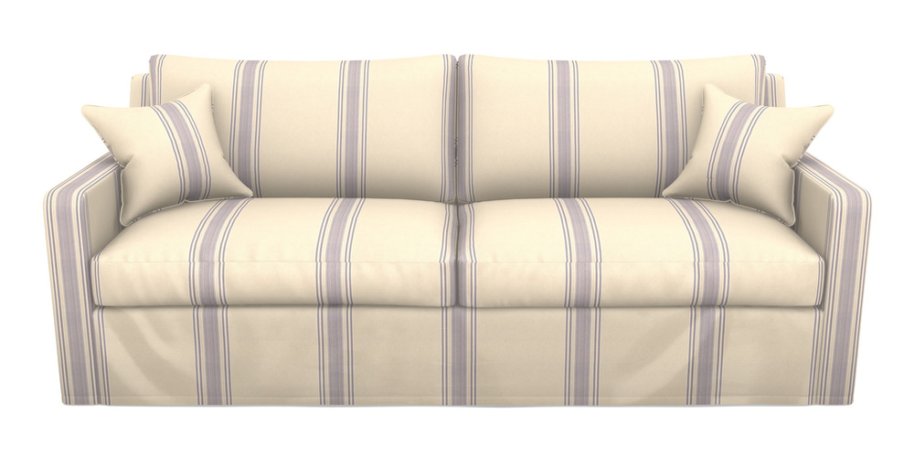 Product photograph of Stopham Sofa Bed 4 Seater Sofa Bed In Cloth 22 - Racing Stripes Cheltenham - Blueberry from Sofas and Stuff Limited