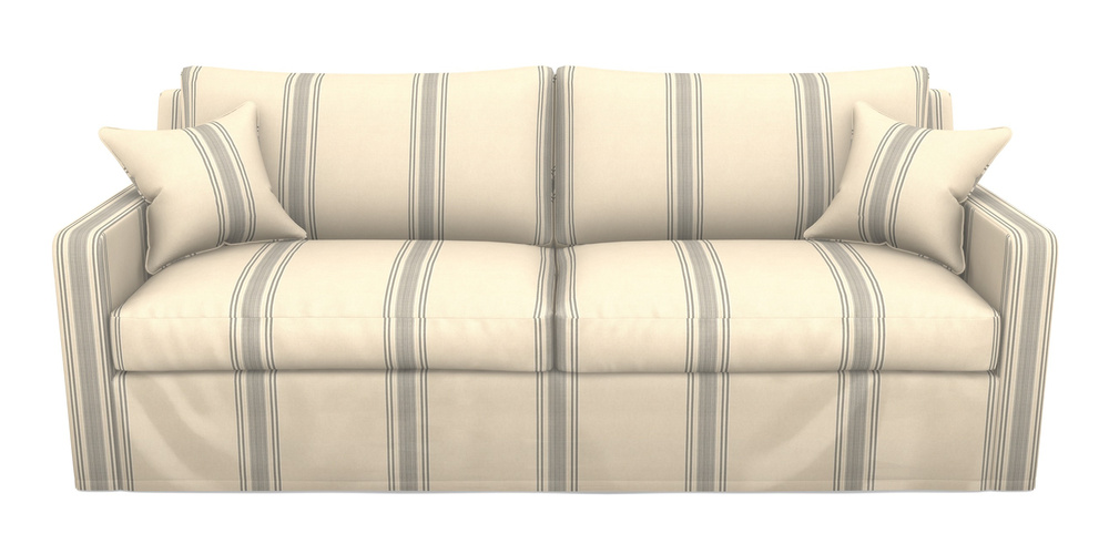 Product photograph of Stopham Sofa Bed 4 Seater Sofa Bed In Cloth 22 - Racing Stripes Cheltenham - Charcoal from Sofas and Stuff Limited