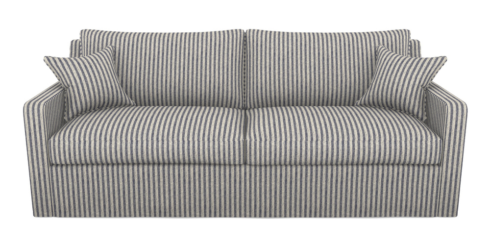 Product photograph of Stopham Sofa Bed 4 Seater Sofa Bed In Cloth 22 - Pinstripe - Deep Water from Sofas and Stuff Limited