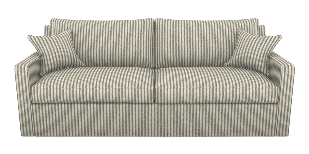 Product photograph of Stopham Sofa Bed 4 Seater Sofa Bed In Cloth 22 - Pinstripe - Seal from Sofas and Stuff Limited