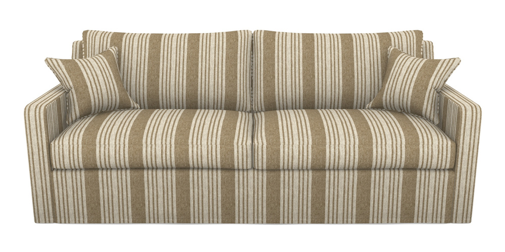 Product photograph of Stopham Sofa Bed 4 Seater Sofa Bed In Cloth 22 - Bayadere - Fallen Leaf from Sofas and Stuff Limited