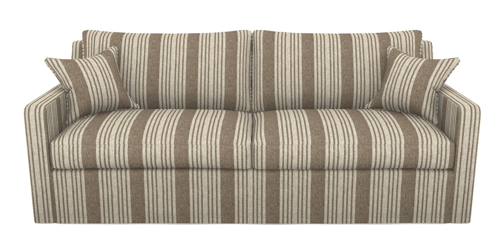 Product photograph of Stopham Sofa Bed 4 Seater Sofa Bed In Cloth 22 - Bayadere - Peat from Sofas and Stuff Limited