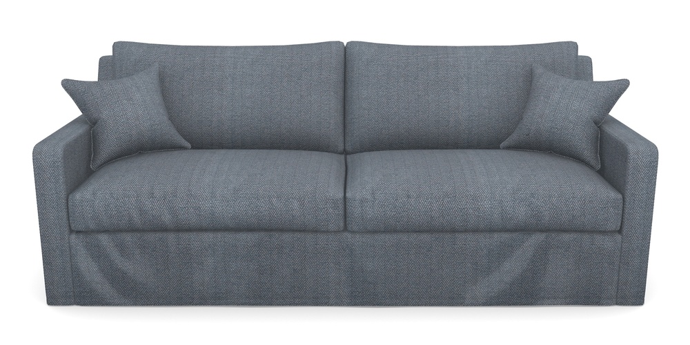 Product photograph of Stopham Sofa Bed 4 Seater Sofa Bed In Dundee Herringbone - Denim from Sofas and Stuff Limited