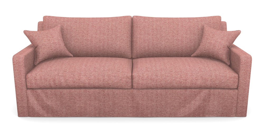 Product photograph of Stopham Sofa Bed 4 Seater Sofa Bed In Dundee Herringbone - Rose from Sofas and Stuff Limited